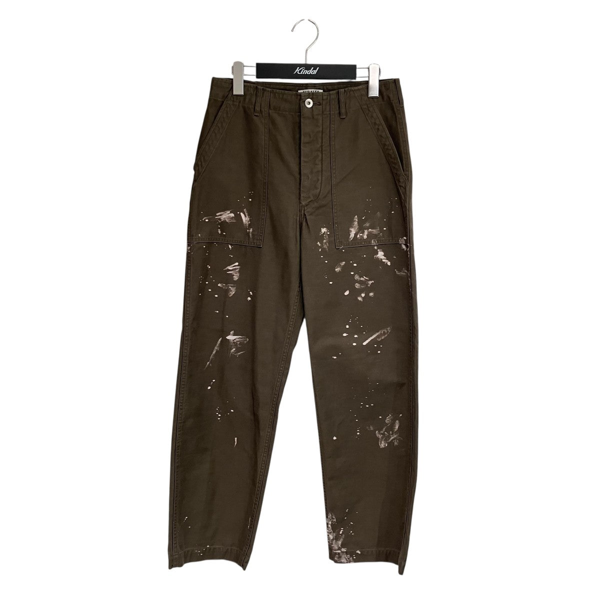 AURALEE(オーラリー) 25AWWASHED BAGGY SATIN BLEACHED BAKERパンツ