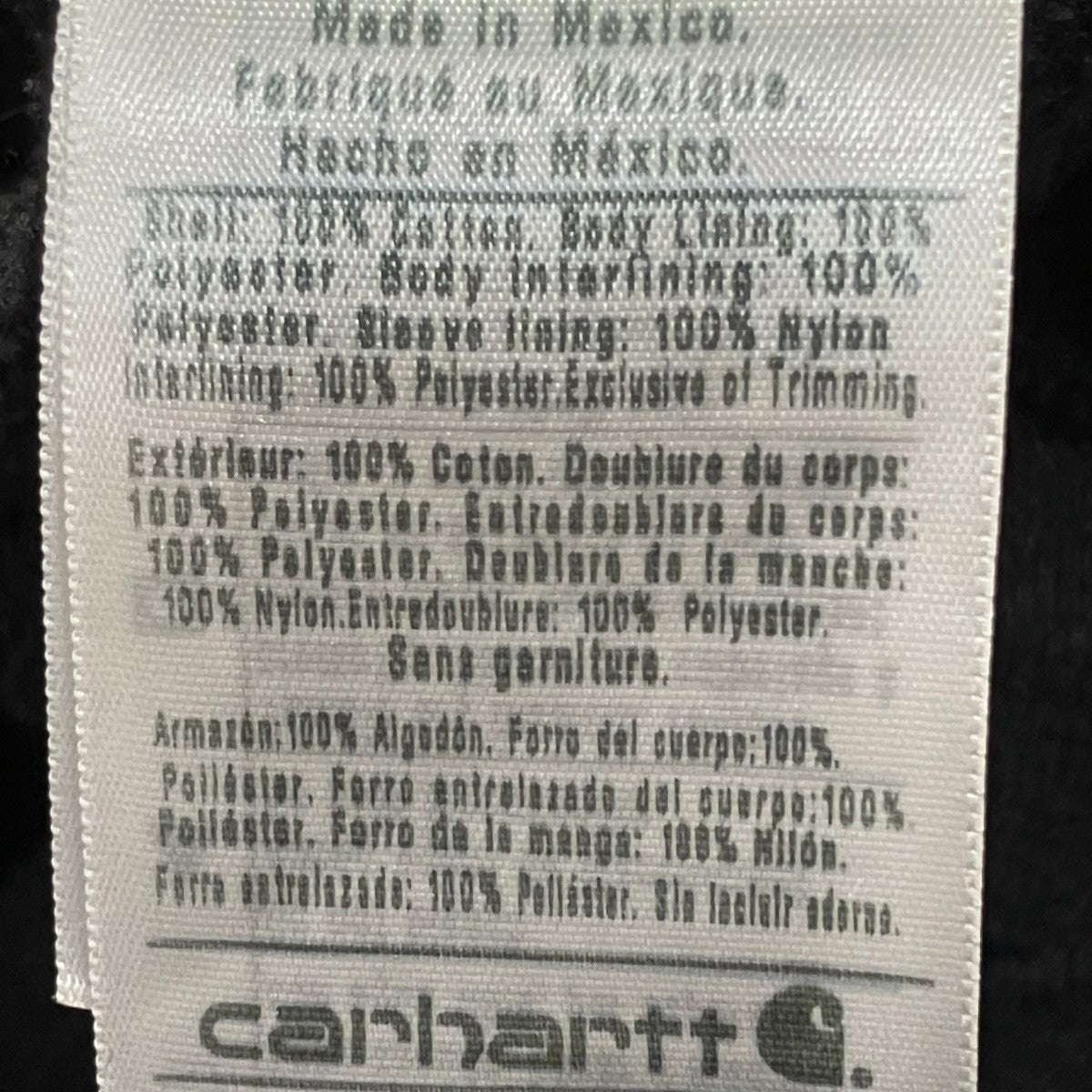 CarHartt アクティブジャケット101540-001 古着・中古-10枚目のアイテム画像