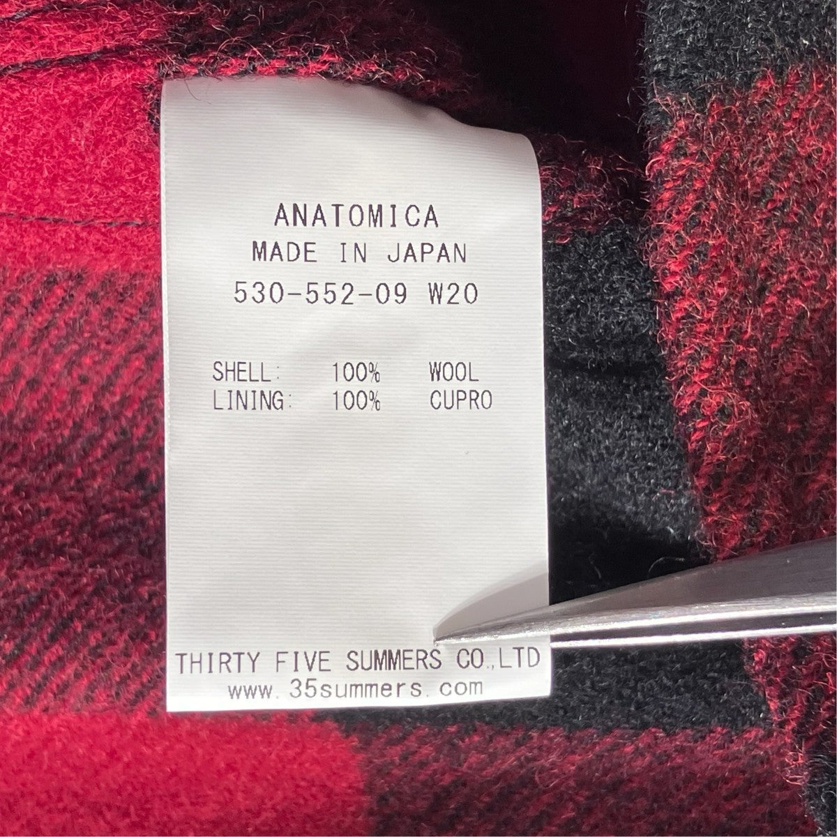 ANATOMICA LOAFER JACKETジャケット530-552-09 古着・中古-6枚目のアイテム画像