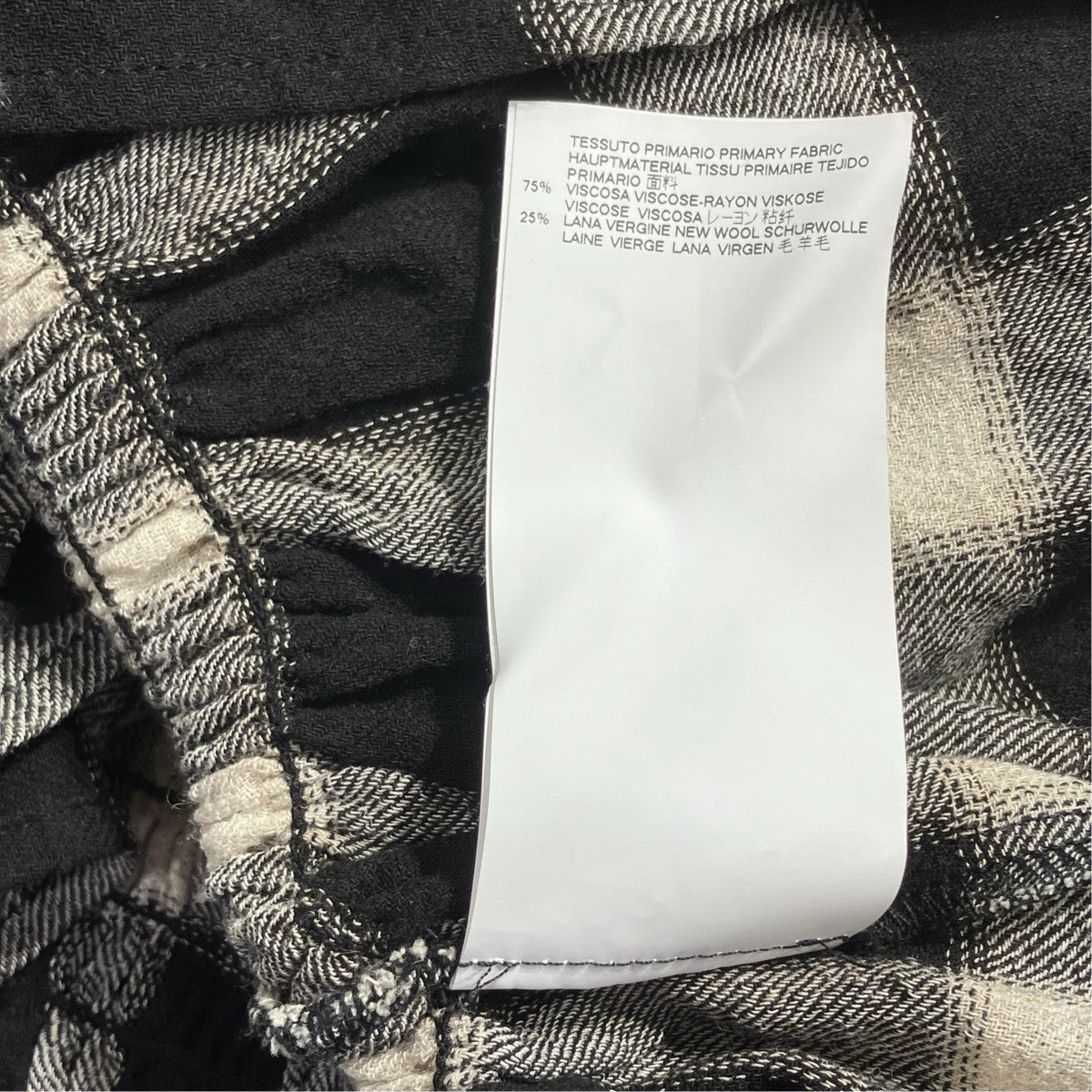 MM6 Maison Margiela チェック長袖ブラウスS52NC0122 S48955 古着・中古-9枚目のアイテム画像