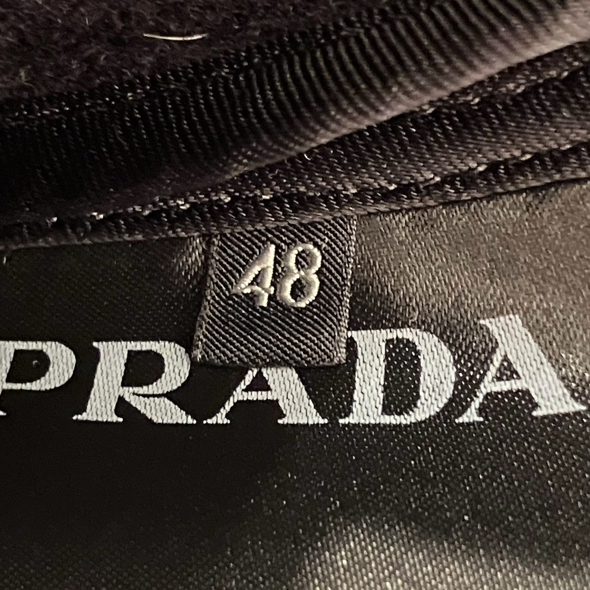 PRADA 23AWフロントボタン ウール×レザー マキシコートSGC374 古着・中古-9枚目のアイテム画像