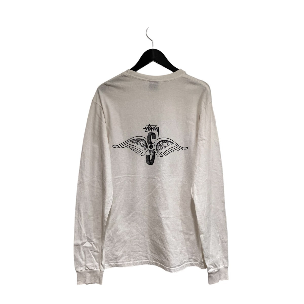 stussy Skull Wings Pigment Dyed長袖Tシャツ 古着・中古-2枚目のアイテム画像