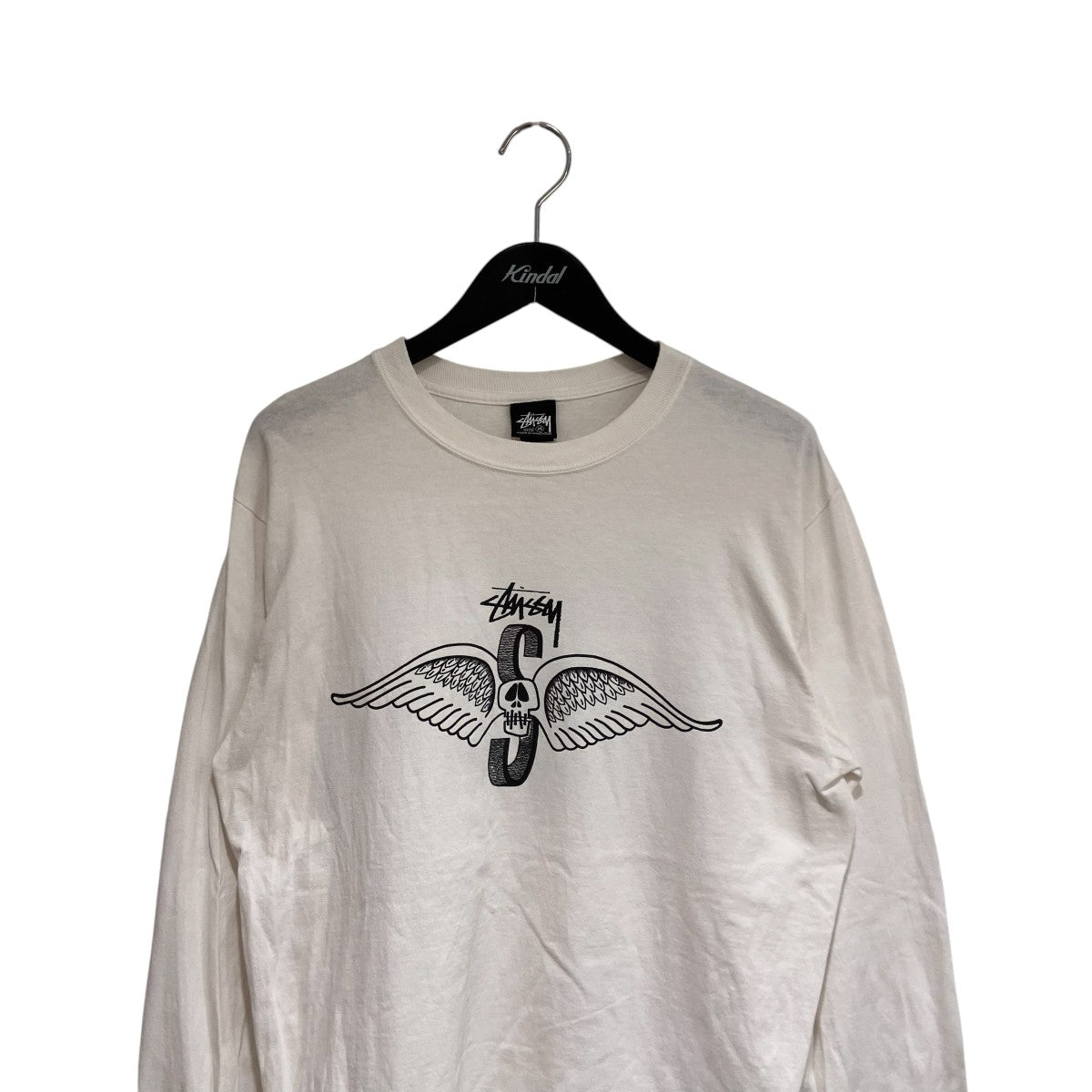 stussy Skull Wings Pigment Dyed長袖Tシャツ 古着・中古-3枚目のアイテム画像