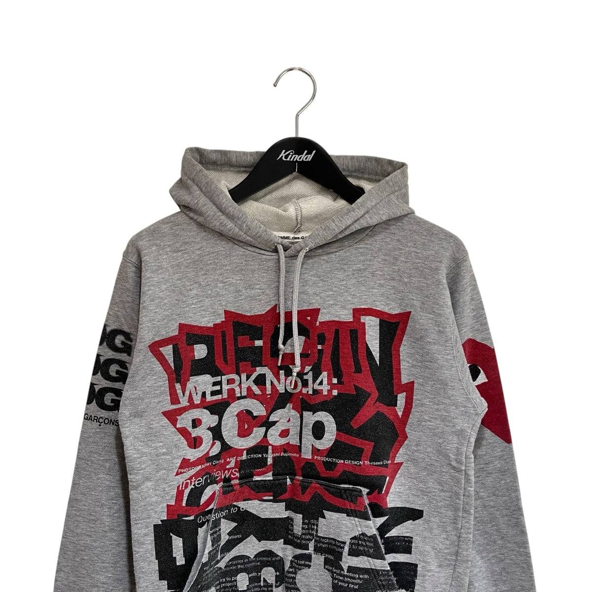 COMME des GARCONS WERK MagazineパーカーOQ-T009 古着・中古-3枚目のアイテム画像
