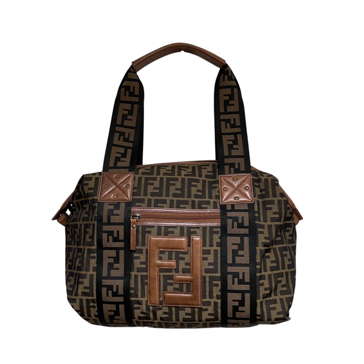 FENDI ズッカ柄ハンドバッグ7VS070 古着・中古-2枚目のアイテム画像