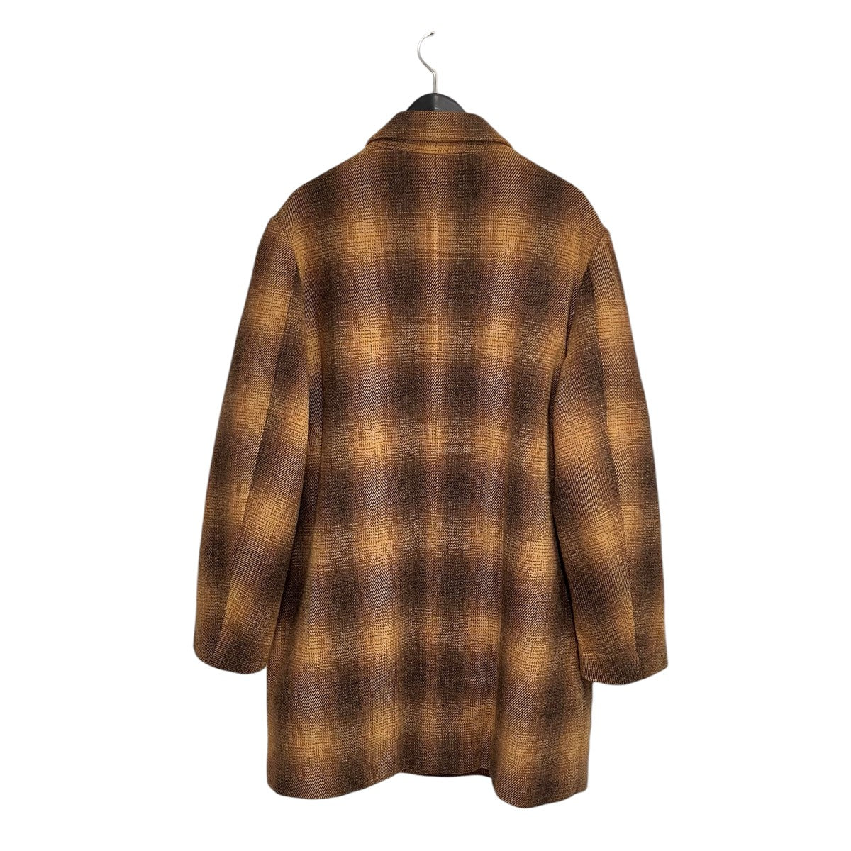 Supreme 16AWShadow Plaid Overステンカラーコート 古着・中古-2枚目のアイテム画像