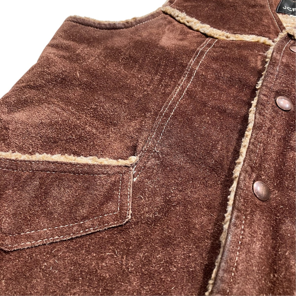 VINTAGE 70sメキシコ製 JC PENNEYベストVDR 9663 古着・中古-7枚目のアイテム画像