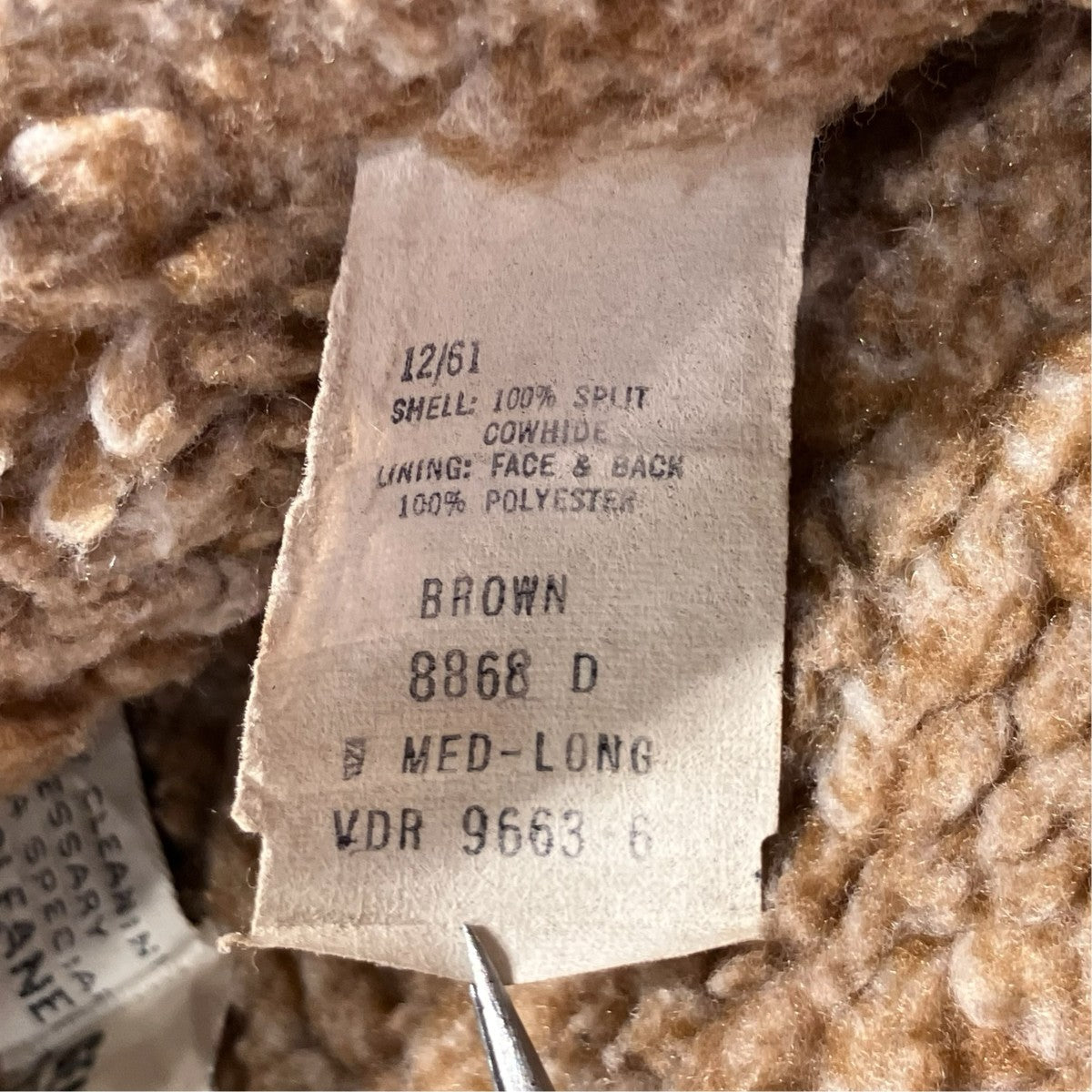 VINTAGE 70sメキシコ製 JC PENNEYベストVDR 9663 古着・中古-9枚目のアイテム画像
