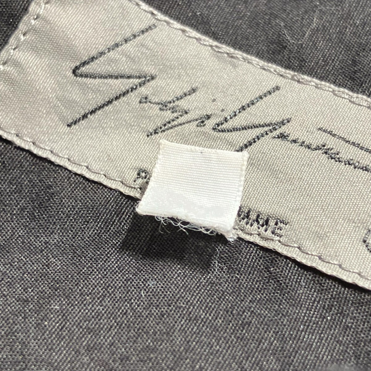 YOHJI YAMAMOTO China Button Open Collar長袖シャツHK-B04-001 古着・中古-8枚目のアイテム画像