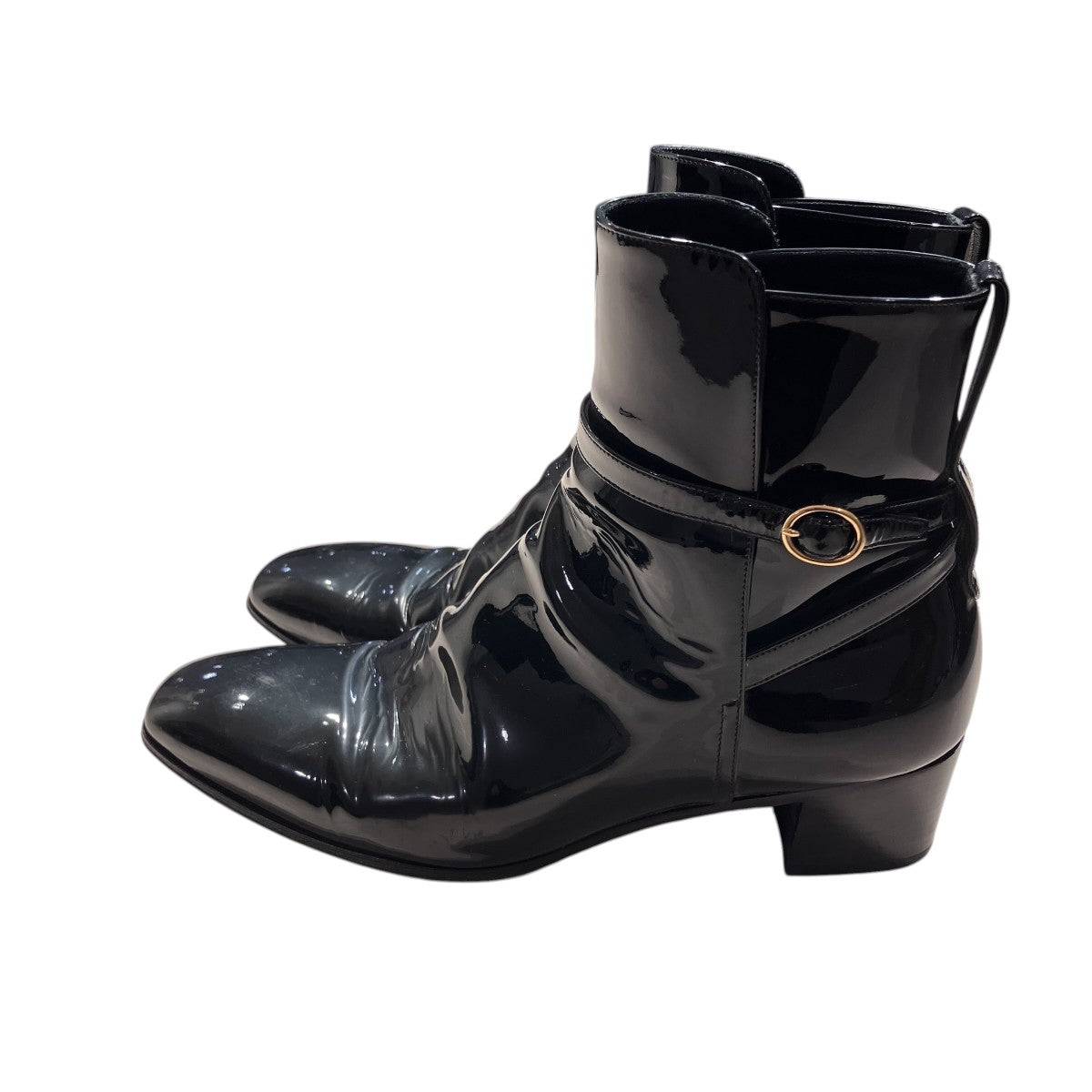 Saint Laurent Paris エナメルブーツ717452 古着・中古-3枚目のアイテム画像