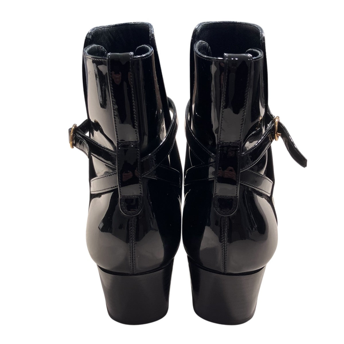 Saint Laurent Paris エナメルブーツ717452 古着・中古-4枚目のアイテム画像