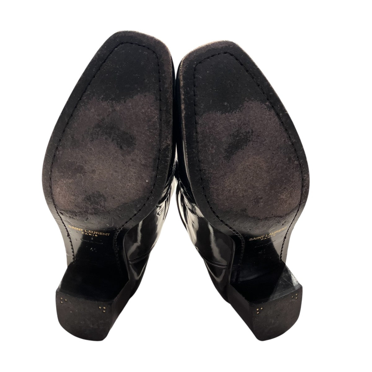 Saint Laurent Paris エナメルブーツ717452 古着・中古-5枚目のアイテム画像