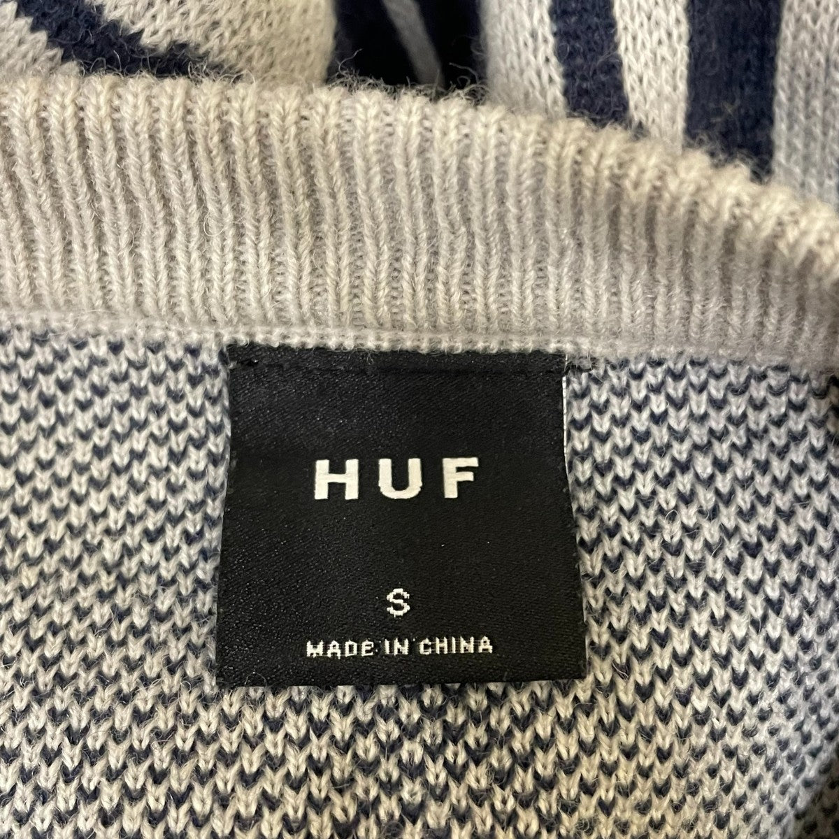 HUF(ハフ) GALACTIC JACQUARD SWEATERニットセーター ライト