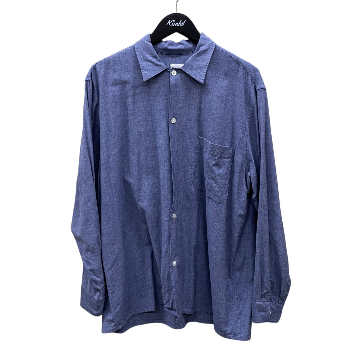 COMOLI(コモリ) 長袖シャツS03-02006 S03-02006 ネイビー サイズ