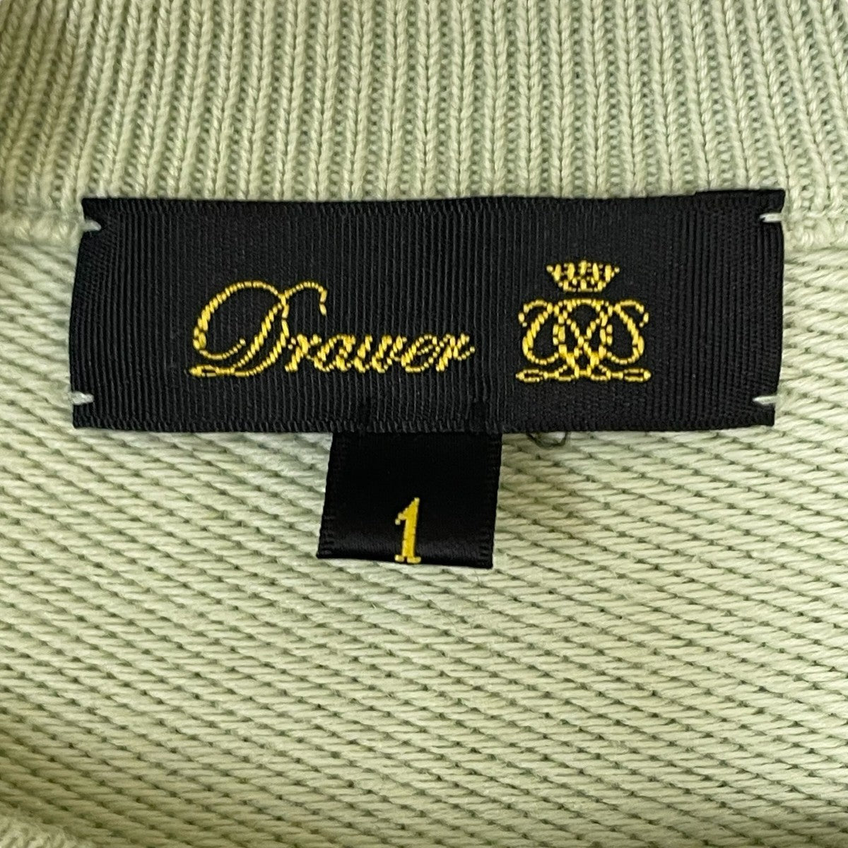 Drawer(ドゥロワー) インレイ編みクルーネックニット6513-199-0973  