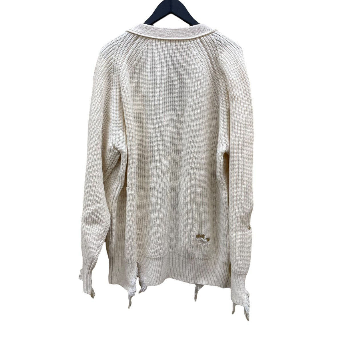 MILLED DAMAGE KNIT CARDIGANダメージ加工 ニットカーディガンST.846