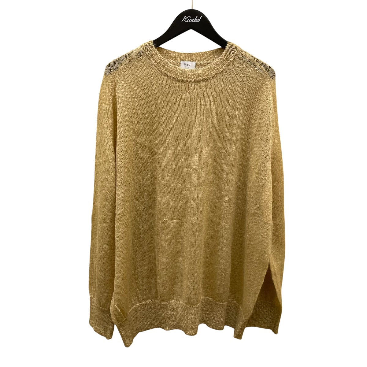 URU Crew neck knitクルーネックニットセーター24SUK03 古着・中古-1枚目のアイテム画像