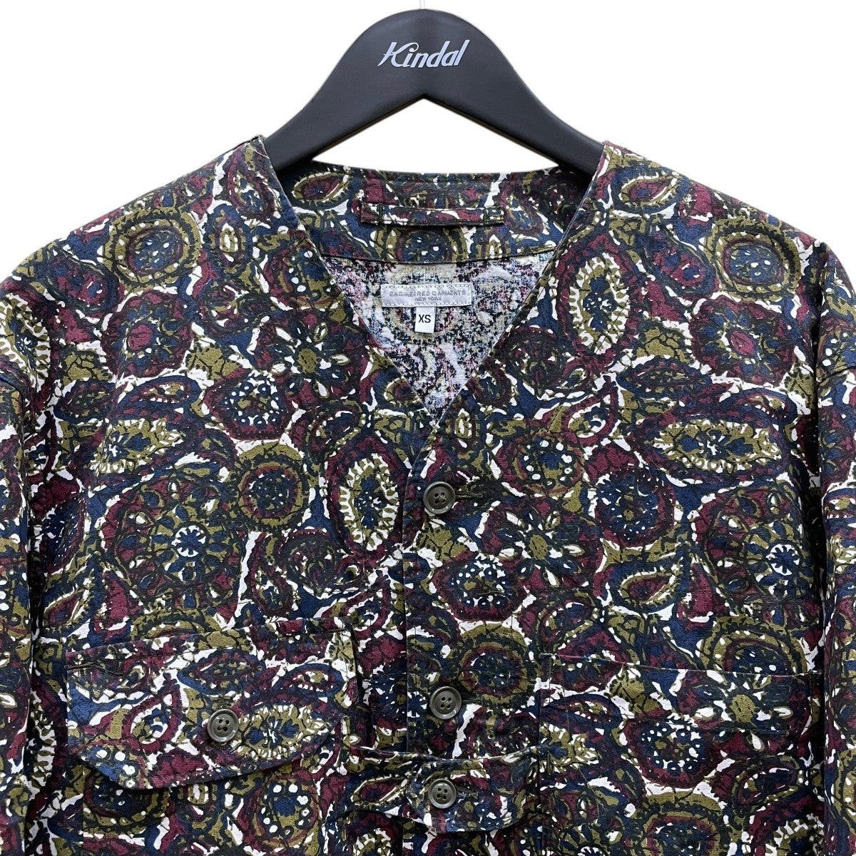 23SScotton batik総柄ジャケット