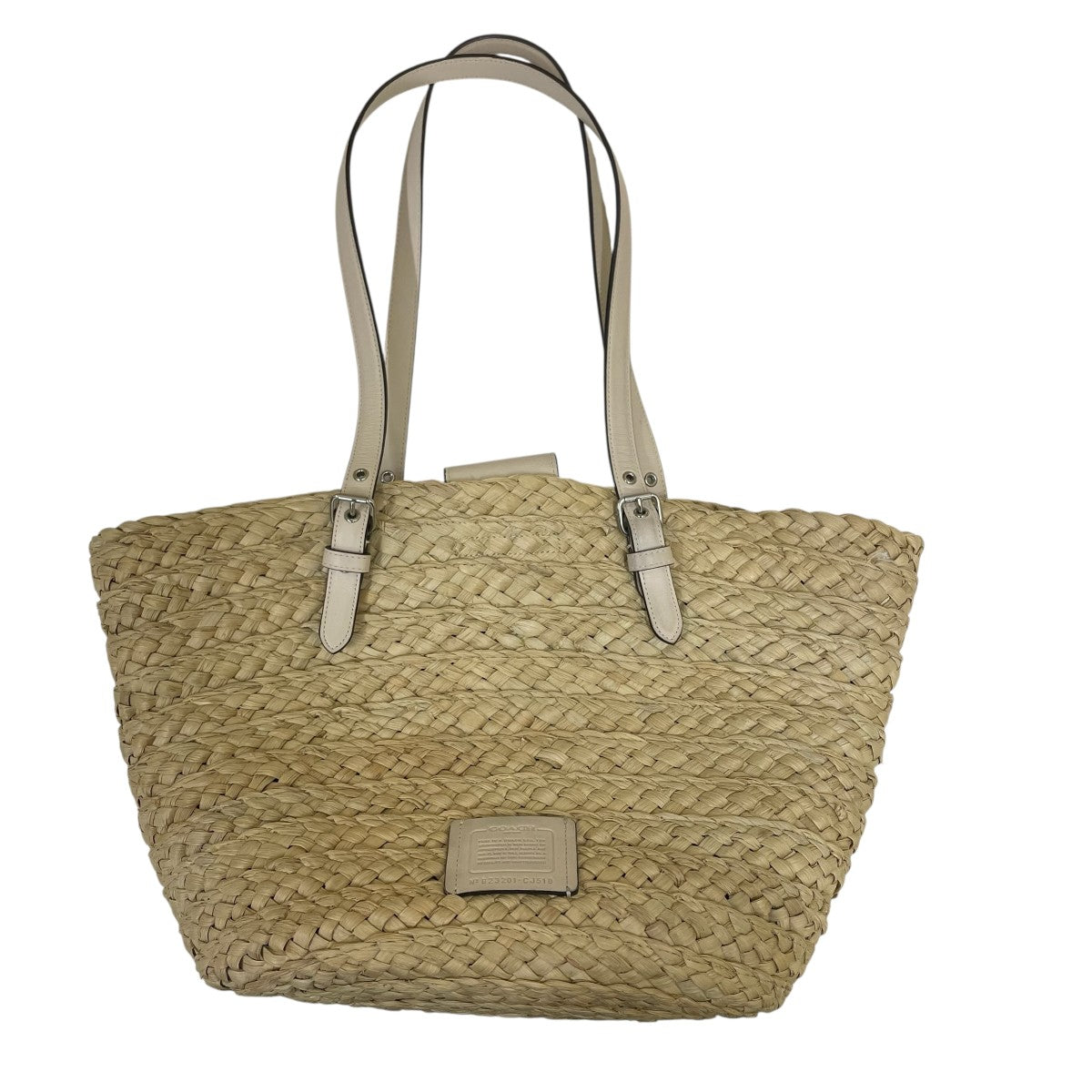 極美品】定価10万 COACH コーチ かごバッグ トートバッグ CJ518
