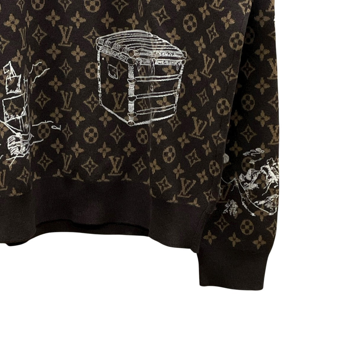 LOUIS VUITTON 23AWモノグラムエンブロイダードニットRM232 ZLL HPN95W 古着・中古-4枚目のアイテム画像