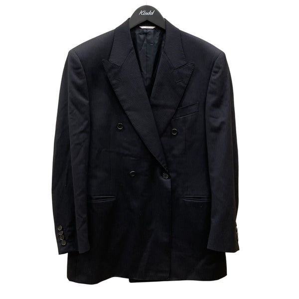 極美品　Christian Dior ディオール　セットアップ　ネイビー　48 Christian Dior クリスチャンディオール セットアップスーツ N2388