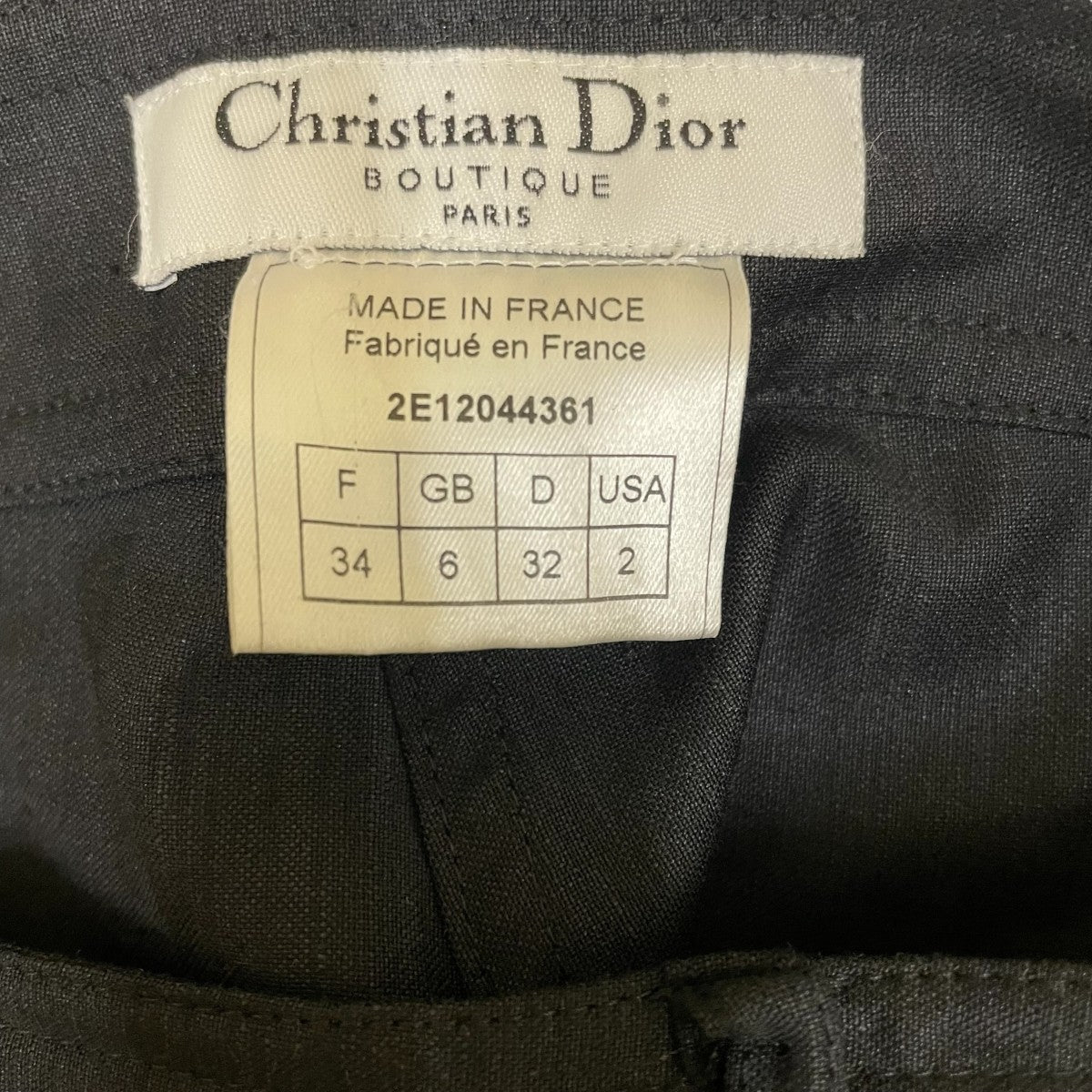 Christian Dior スラックス2E12044361 古着・中古-6枚目のアイテム画像