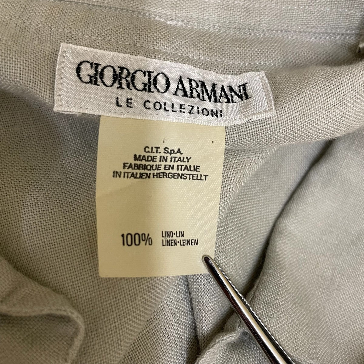 GIORGIO ARMANI(ジョルジオ・アルマーニ) リネンシャツ