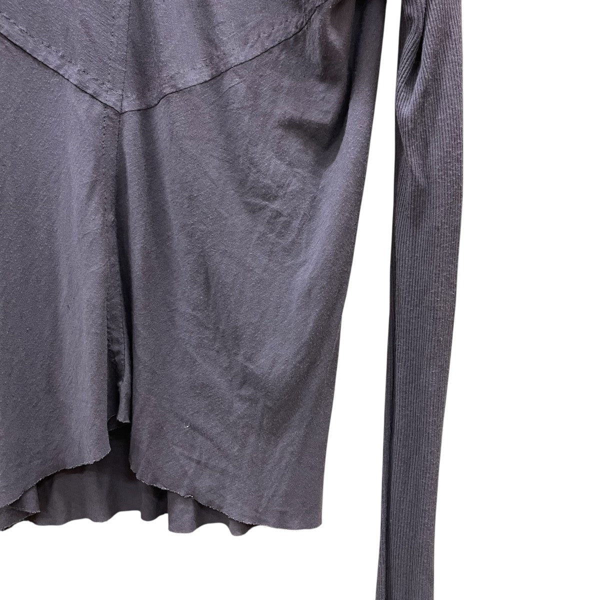 リックオウエンス RICK OWENS ロングスリーブカットソー RP15F1218 JS カーキ サイズ：40 RICK OWENS(リックオウエンス) ロングスリーブカットソー