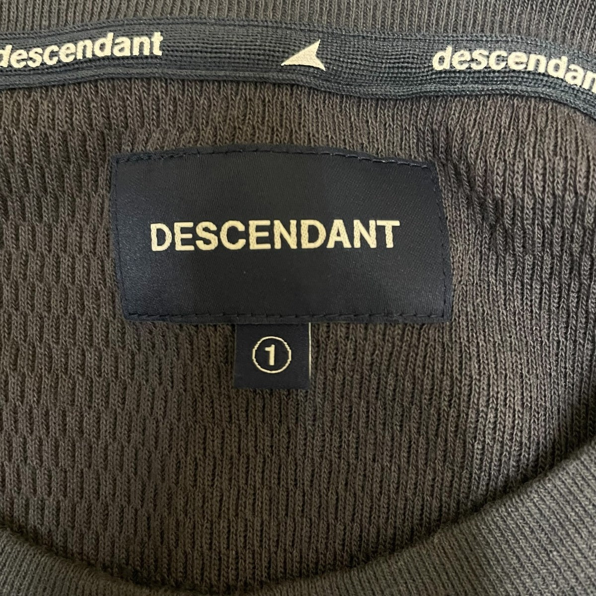 DESCENDANT GAUFRE WAFFLE LSサーマルカットソー 古着・中古-5枚目のアイテム画像