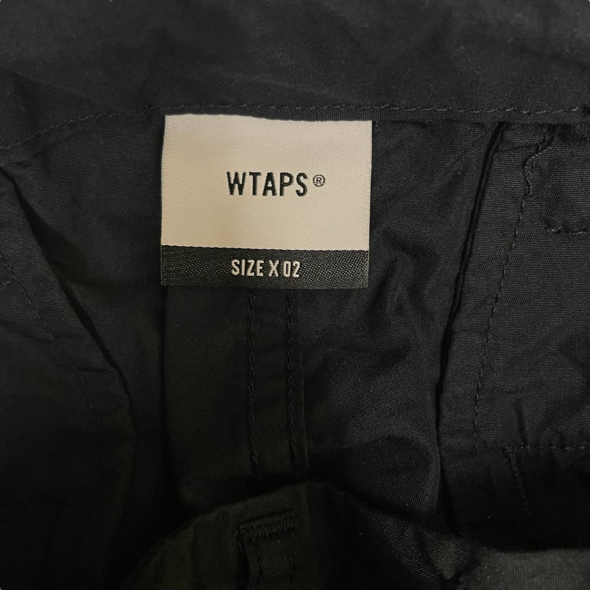 WTAPS スラックス サイズ02 ブラック WTAPS スラックス サイズ02