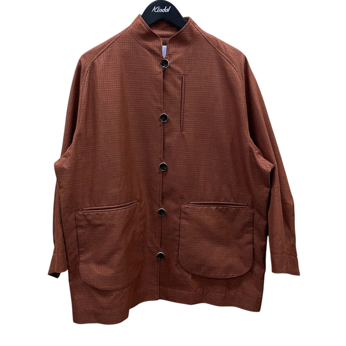 Geometric Silk Cotton Jacquard CoatMM23SS CO009