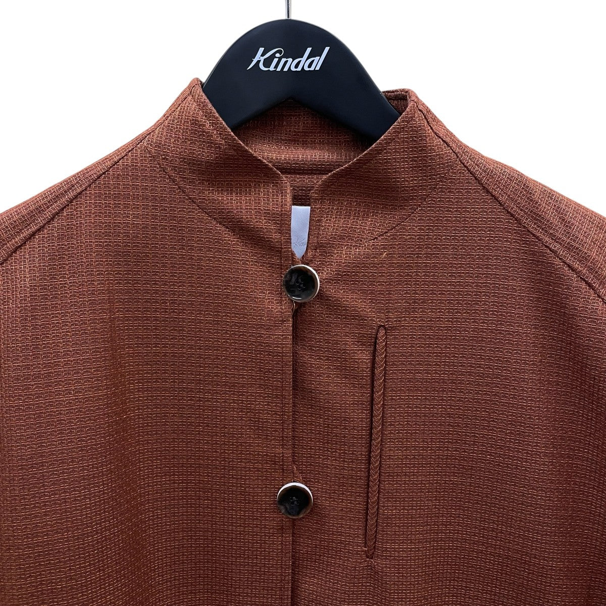 Geometric Silk Cotton Jacquard CoatMM23SS CO009