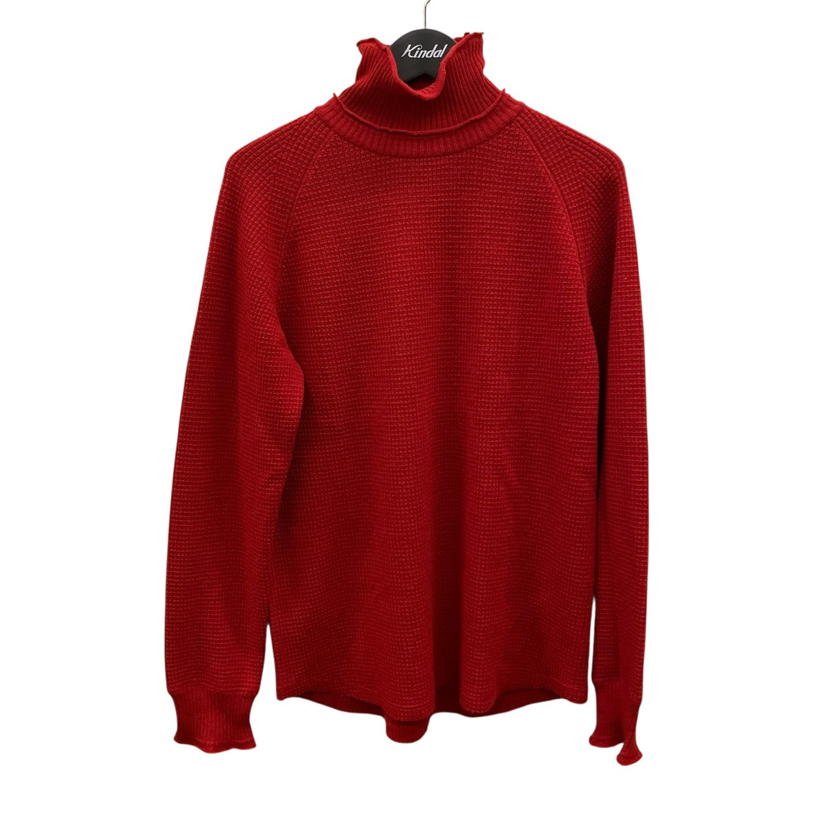 sacai フリンジ付きニットタートルネック sacai(サカイ) フリンジニット 22-06410 ブラック サイズ 2