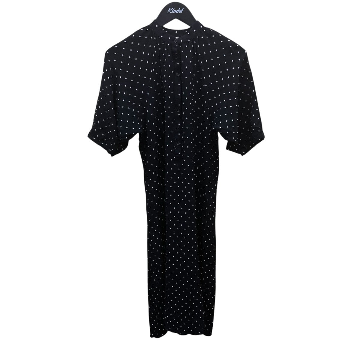 CELINE(セリーヌ) 【gathered midi dress in silk georgette】花