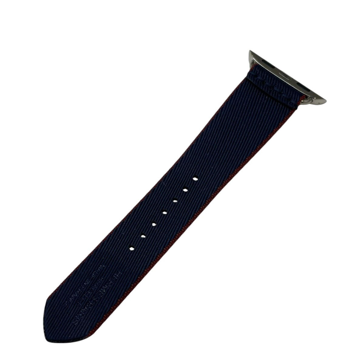 【美品】Apple Watch HERMES シンプルトゥール 紺・ネイビー Apple Watch Hermès ドゥブルトゥール 《アピ/アトラージュ》 42