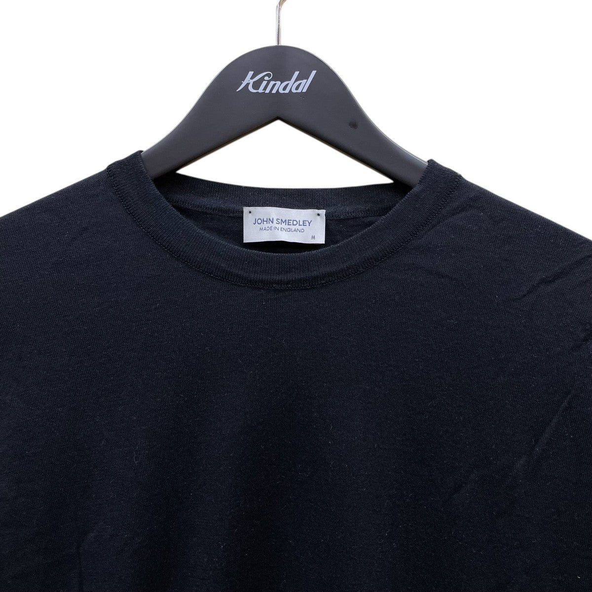 JOHN SMEDLEY(ジョンスメドレー) 半袖ニット ブラック サイズ M