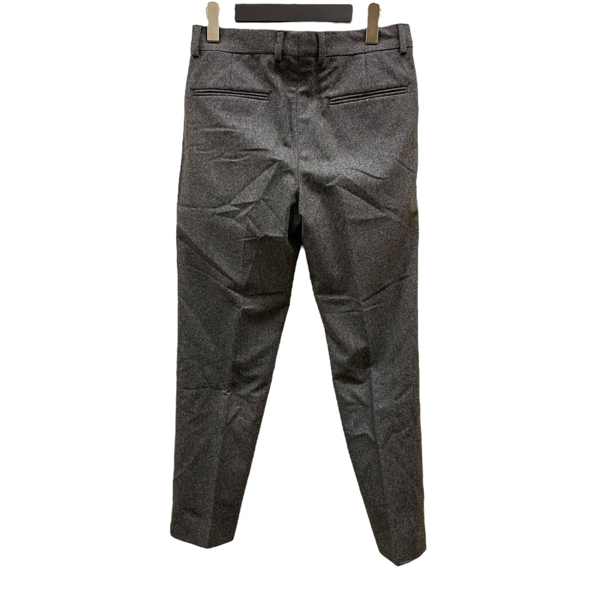 ダークグレー スラックス ウエストゴム　アウール　XL 美品 HARMONY(ハーモニー) ウールスラックスAWO009-HTR003 AWO009