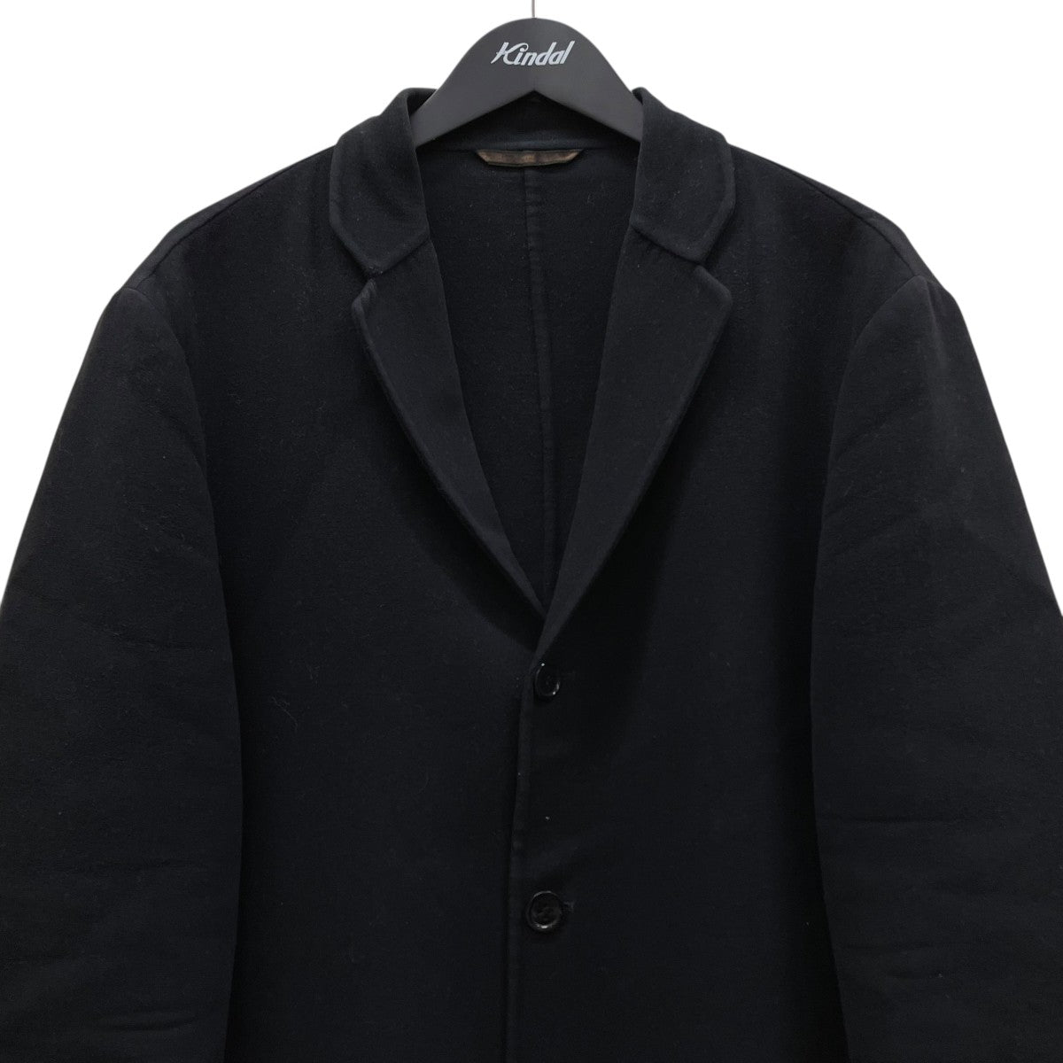 GIORGIO ARMANI(ジョルジオ・アルマーニ) チェスターコート ブラック