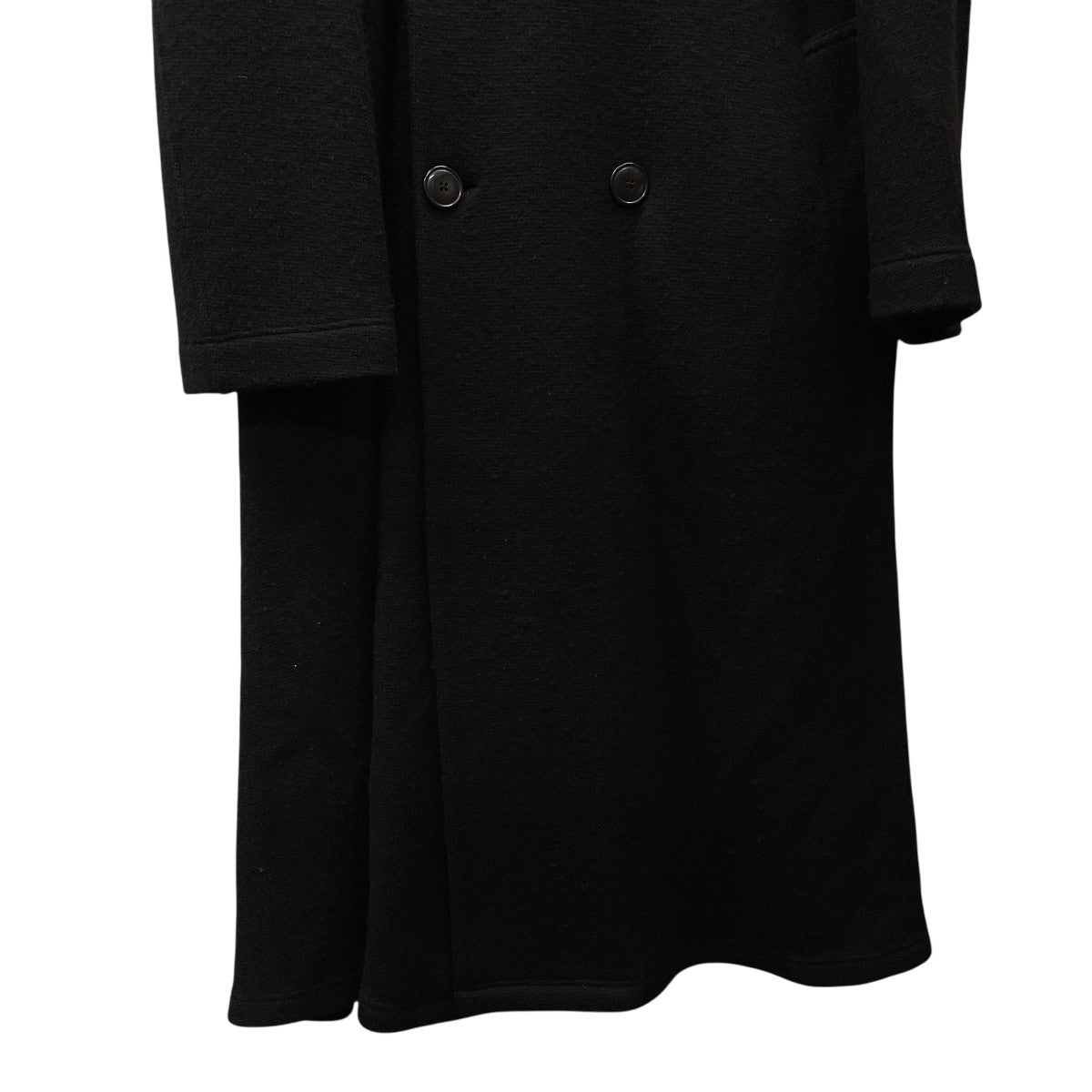 ✨超ロング丈 大きいサイズ✨ジョルジオアルマーニ❣️ベルテッドコート　メンズ　黒 GIORGIO ARMANI(ジョルジオ・アルマーニ) ダブルコート ロングコート