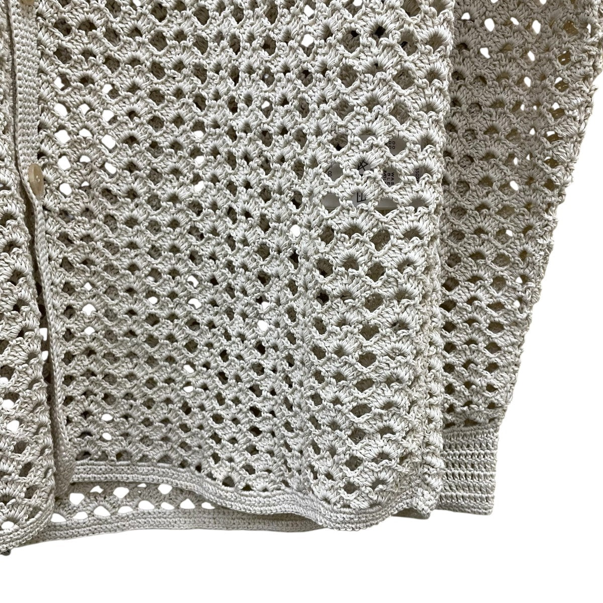 AURALEE(オーラリー) 22SSHAND CROCHET COTTON KNIT SHIRTS長袖