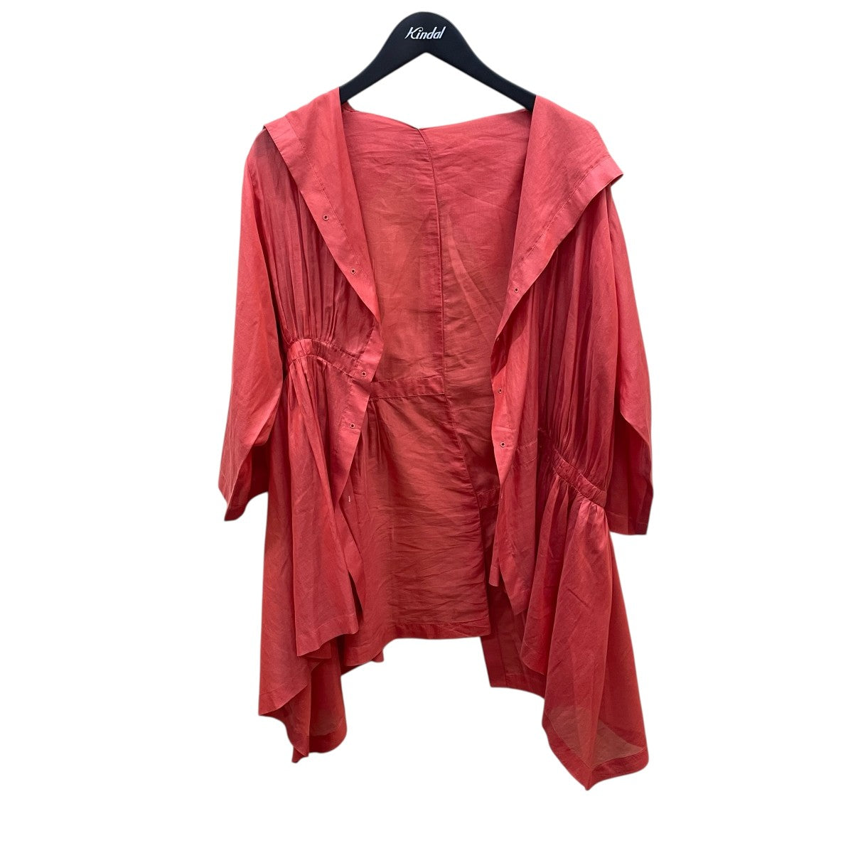 ISSEY MIYAKE ボタン無し半袖ブラウスIM81FJ042 古着・中古-1枚目のアイテム画像