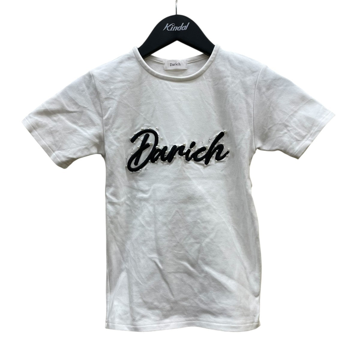 ダーリッチ　エンブロイダリーパールTシャツ Darich(ダーリッチ) エンブロイダリーパールTシャツ半袖