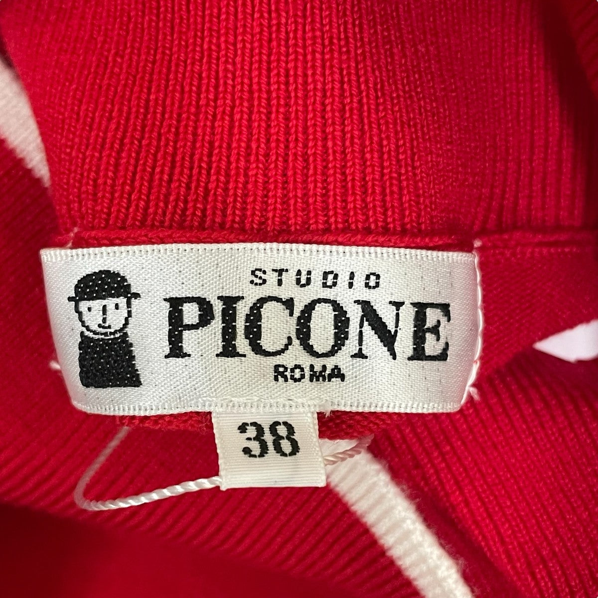 スタジオ ピッコーネ STUDIO PICONE ニットセーター P118003 レッド サイズ：38 STUDIO PICONE(スタジオ ピッコーネ) ニットセーターP118003