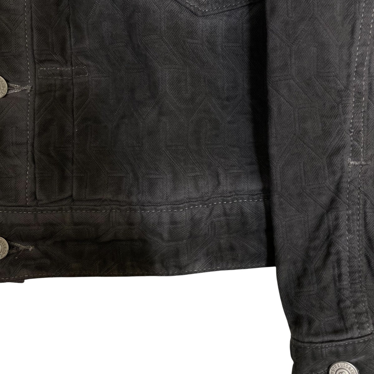 stussy×LEVI'S JACQUARD TRUCKER JACKETデニムジャケットA5216