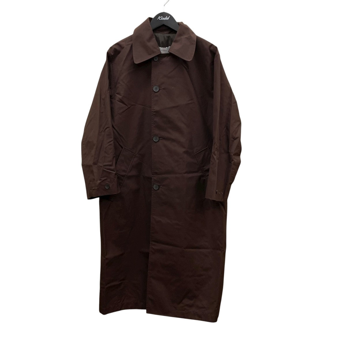 PLEATED CUFF TRENCH COATステンカラーコート
