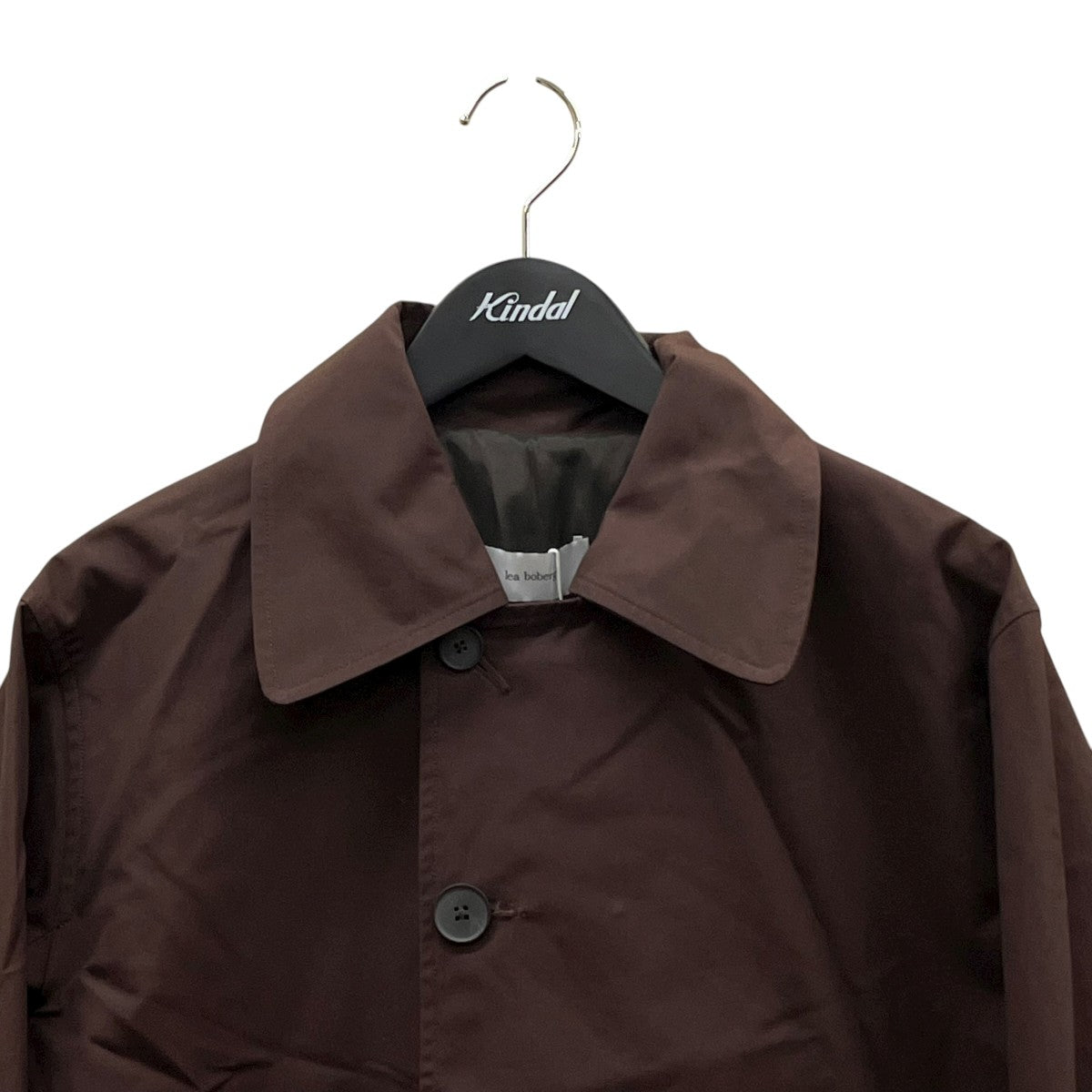 lea boberg(リア ボバーグ) PLEATED CUFF TRENCH COATステンカラー