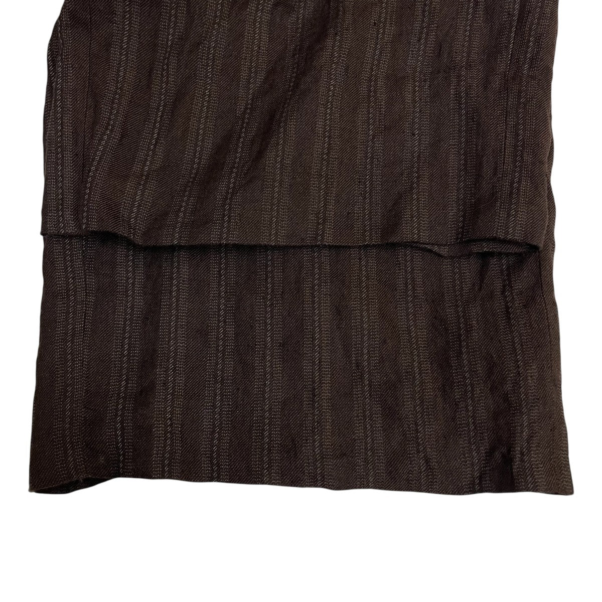 calmlence(カームレンス) Triple Pleated Wide Dobby Stripe