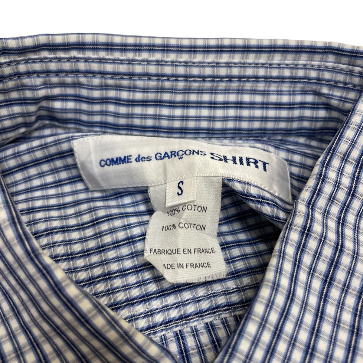 COMME des GARÇONS 半袖シャツ S COMME des GARCONS SHIRT コムデギャルソンシャツ 22SS 半袖
