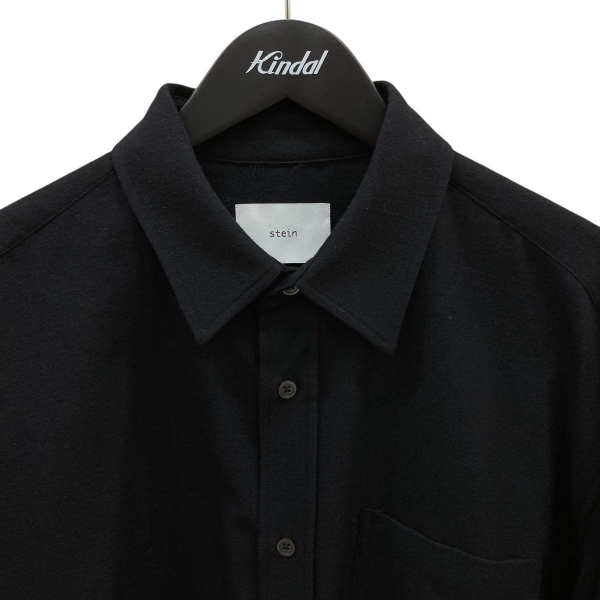 【正規品】Stein 23SS 開襟シャツ ブラック stein / シュタイン】OVERSIZED STANDARD SHIRT - BLACK | 公式