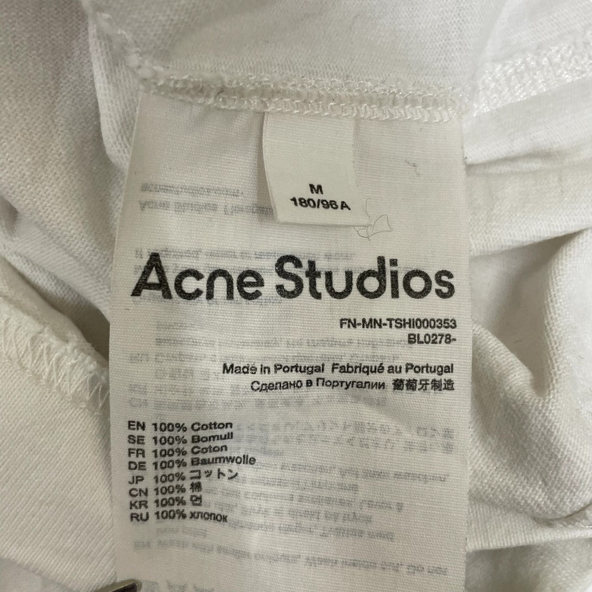ACNE STUDIOS(アクネストゥディオズ) 半袖TシャツFN MN